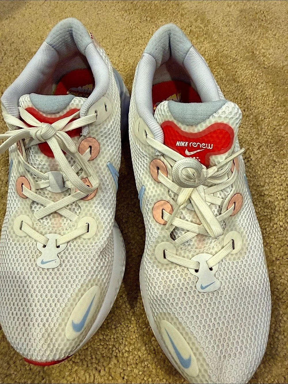 Nike Renew Run 4 Color Block Athletic Shoes